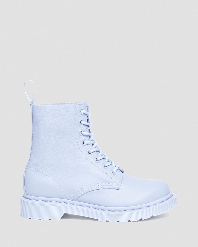 Botas Dr Martens 1460 Pascal - Mono Encaje Up Boots (Virginia) Azules | JZ21-D3HW