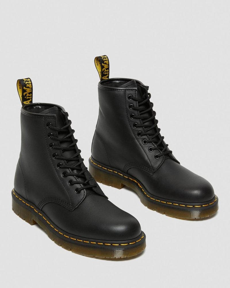 Botas Dr Martens 1460 Slip Resistant Cuero Encaje Up Boots (Industrial Full Grain) Negras | FI88-M8LE