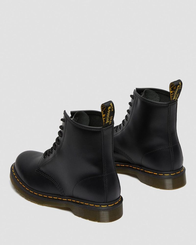 Botas Dr Martens 1460 Smooth Cuero Encaje Up Boots (Smooth Cuero) Negras | UP62-I6PK