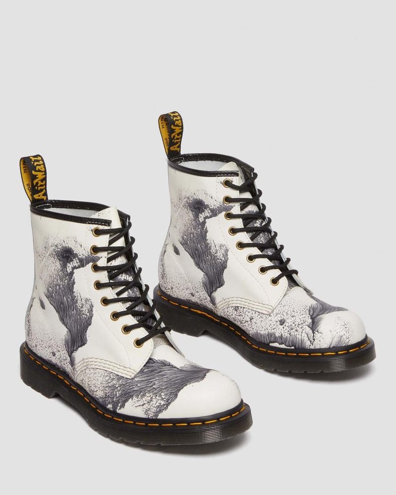 Botas Dr Martens 1460 Tate 'Decalcomania' Backhand Cuero Encaje Up Boots (Backhand) Multi | VS20-L5BK