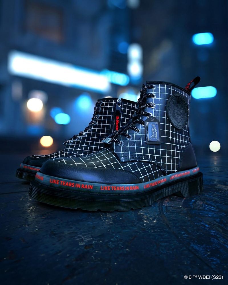 Botas Dr Martens 1460 WB Blade Runner Encaje Up Boots Negras | TY25-A7NR