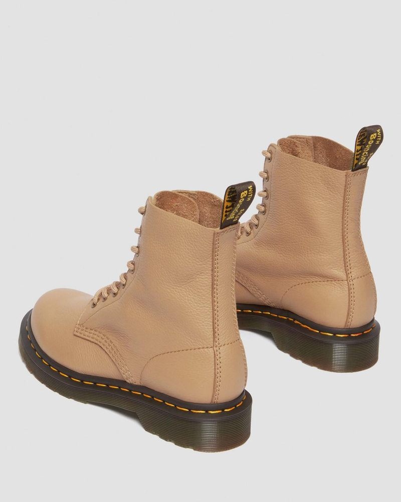 Botas Dr Martens 1460 - Pascal Virginia Cuero Boots (Virginia) Savannah Tan | TL08-Q7FI