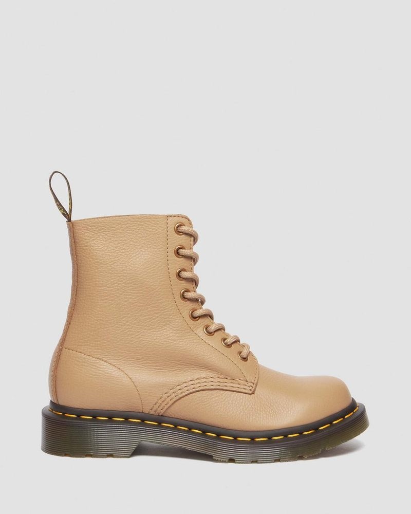 Botas Dr Martens 1460 - Pascal Virginia Cuero Boots (Virginia) Savannah Tan | TL08-Q7FI