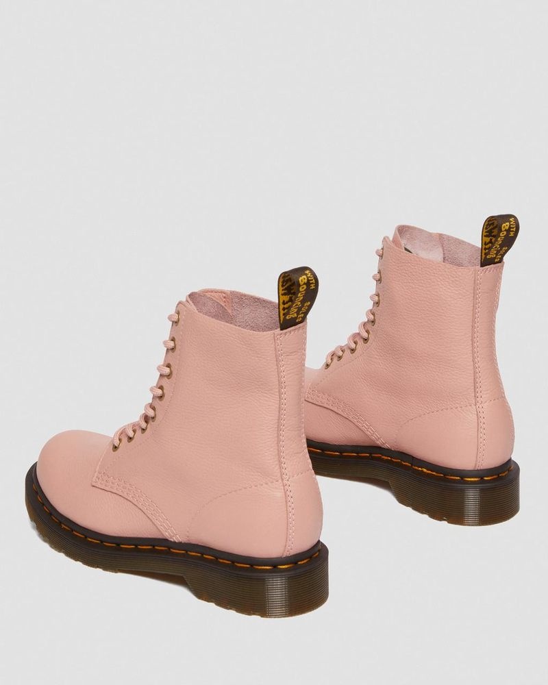 Botas Dr Martens 1460 - Pascal Virginia Cuero Boots (Virginia) Beige | JX93-K2FG