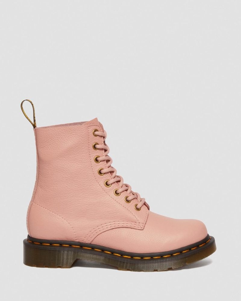 Botas Dr Martens 1460 - Pascal Virginia Cuero Boots (Virginia) Beige | JX93-K2FG