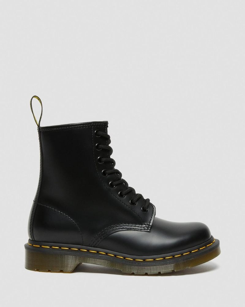 Botas Dr Martens 1460 - Smooth Cuero Encaje Up Boots (Smooth Cuero) Negras | EP63-R5BU