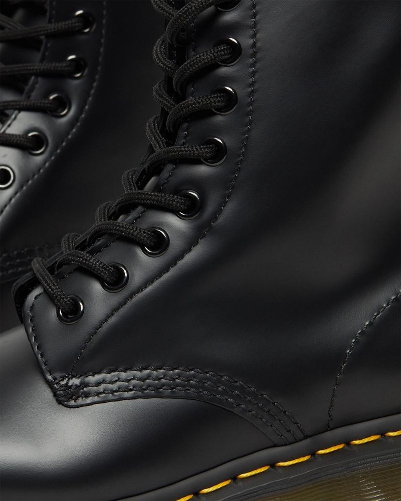 Botas Dr Martens 1460 - Smooth Cuero Encaje Up Boots (Smooth Cuero) Negras | EP63-R5BU