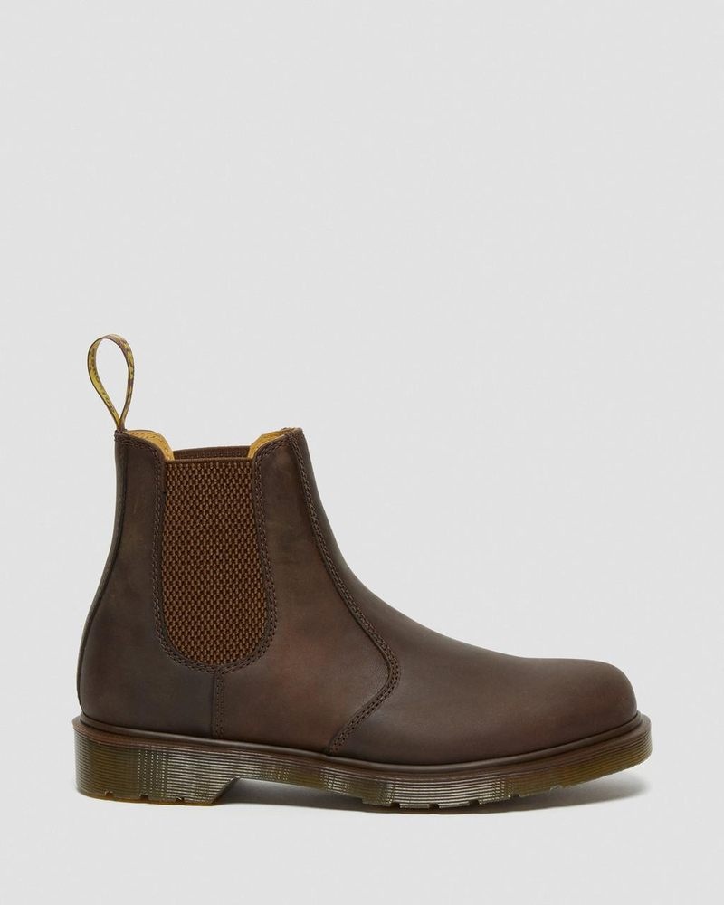 Botas Dr Martens 2976 Crazy Horse Cuero Chelsea Boots (Crazy Horse) Marrones | FQ35-J4NY