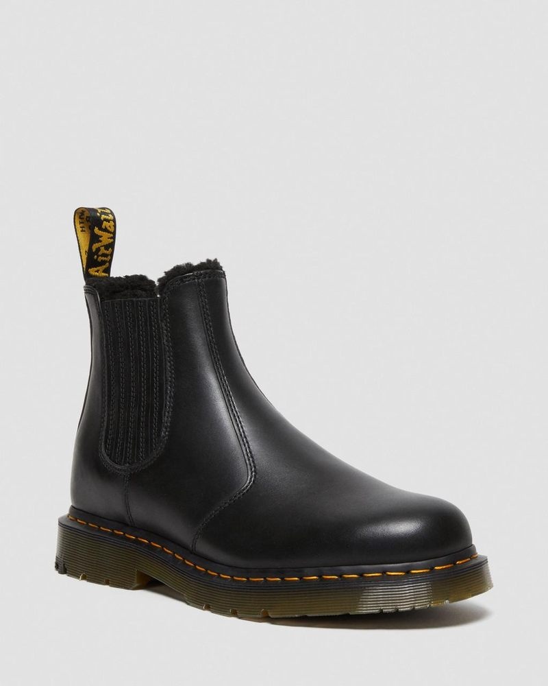 Botas Dr Martens 2976 DM\'s Wintergrip Cuero Chelsea Boots (Blizzard Wp) Negras | SE01-S1FT