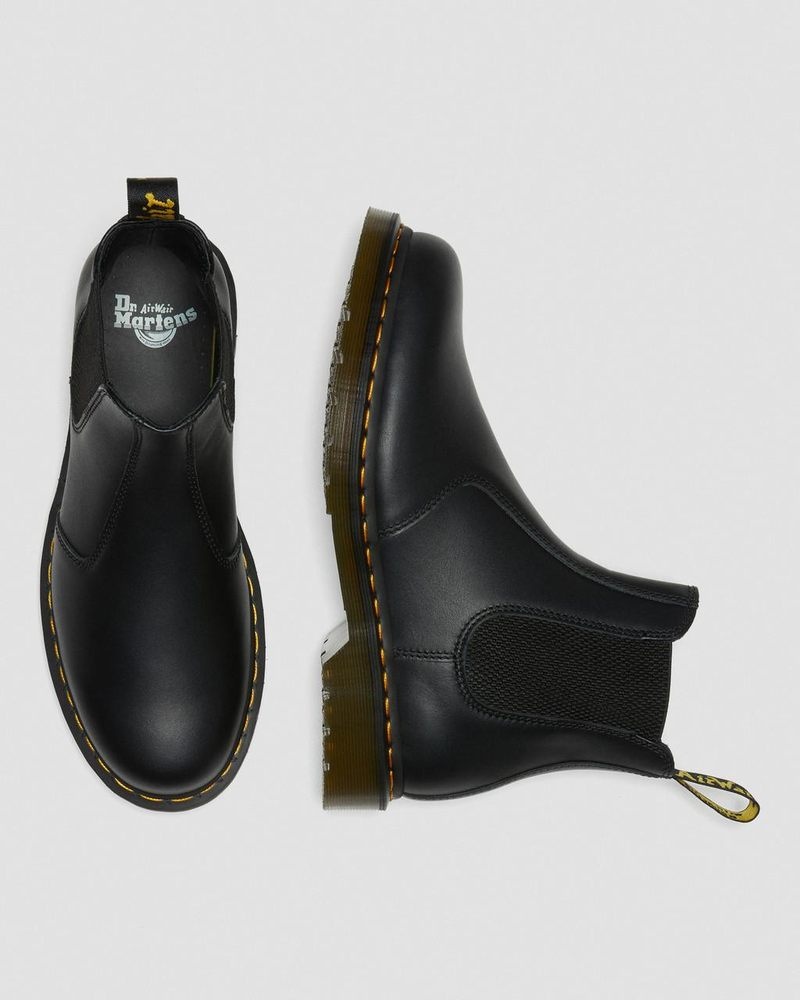 Botas Dr Martens 2976 Nappa Cuero Chelsea Boots (Nappa Cuero) Negras | GX42-Y8KR