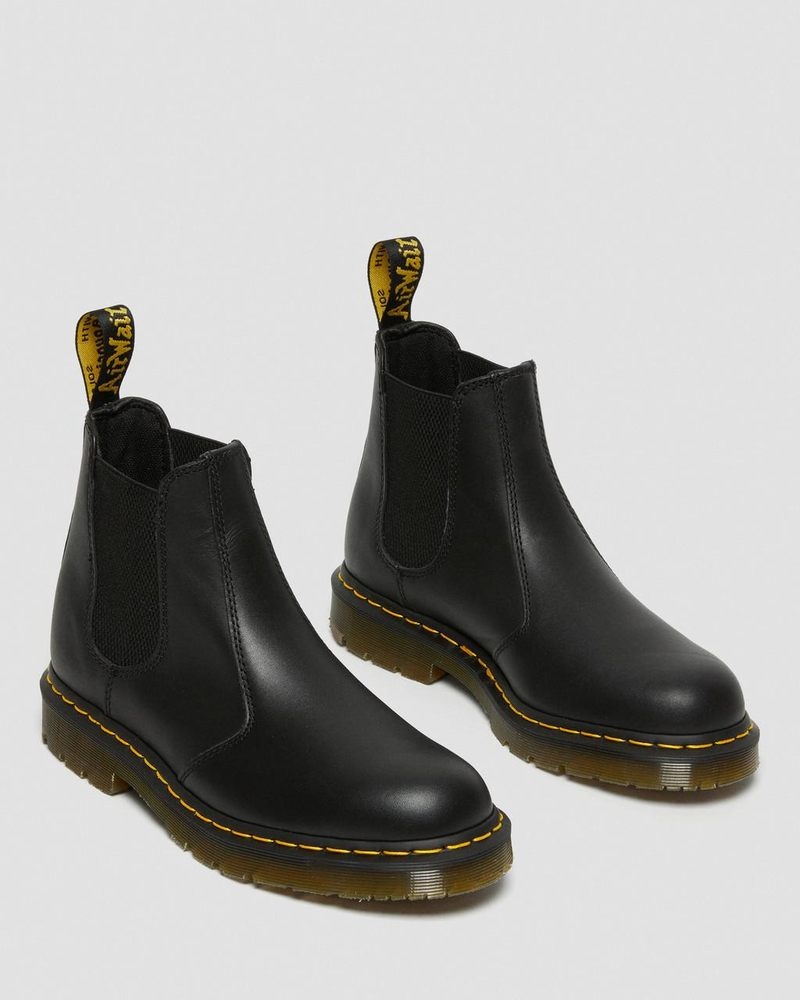 Botas Dr Martens 2976 Slip Resistant Cuero Chelsea Boots (Industrial Full Grain) Negras | NS54-E2OM