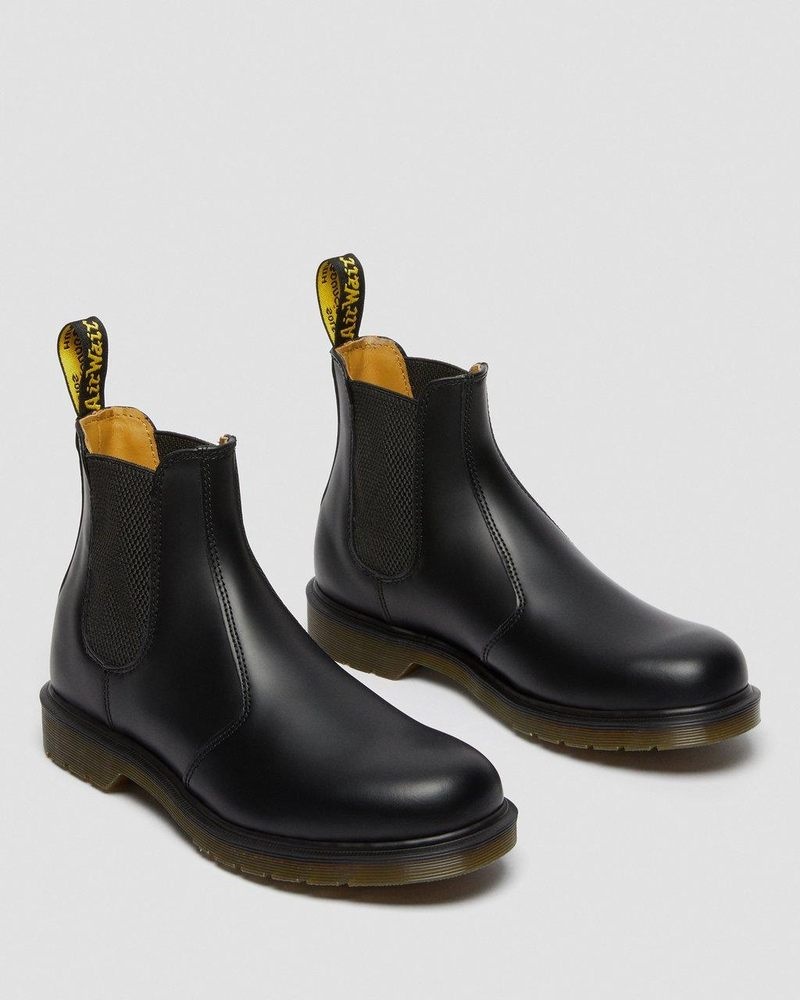 Botas Dr Martens 2976 Smooth Cuero Chelsea Boots (Smooth Cuero) Negras | NK02-R7DK