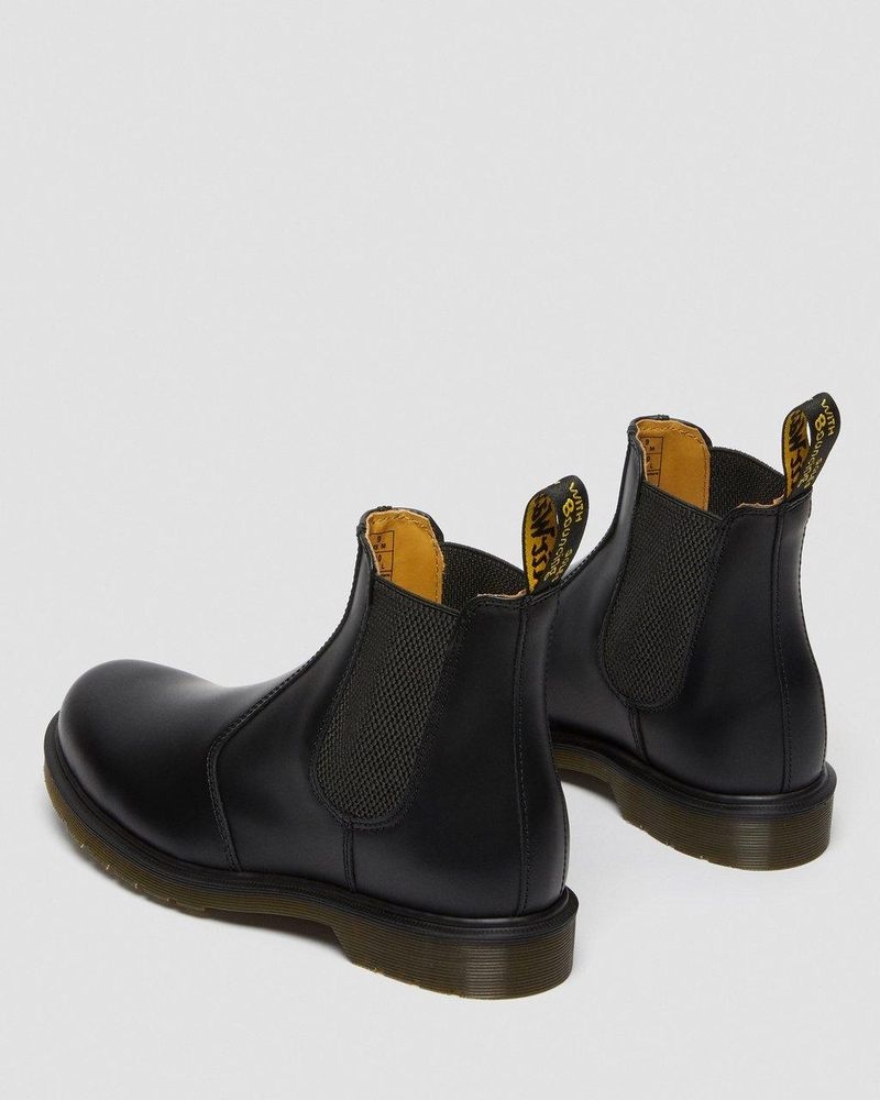 Botas Dr Martens 2976 Smooth Cuero Chelsea Boots (Smooth Cuero) Negras | NK02-R7DK