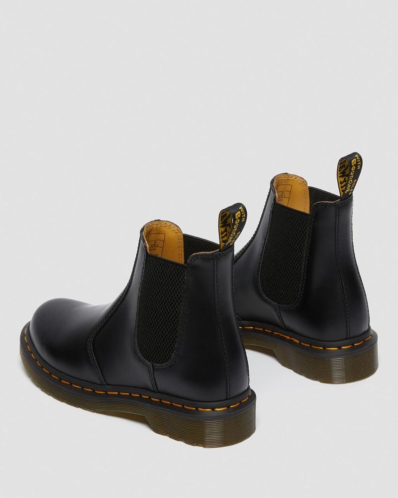 Botas Dr Martens 2976 - Smooth Cuero Chelsea Boots (Smooth Cuero) Negras | SK74-O2YM