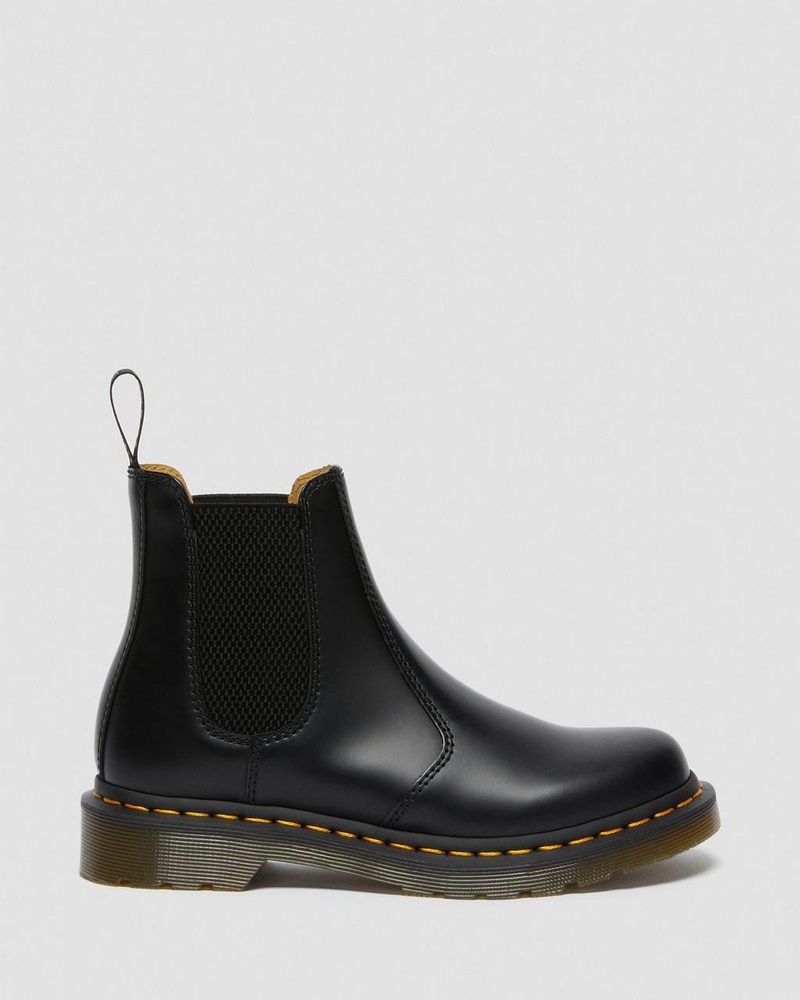 Botas Dr Martens 2976 - Smooth Cuero Chelsea Boots (Smooth Cuero) Negras | SK74-O2YM