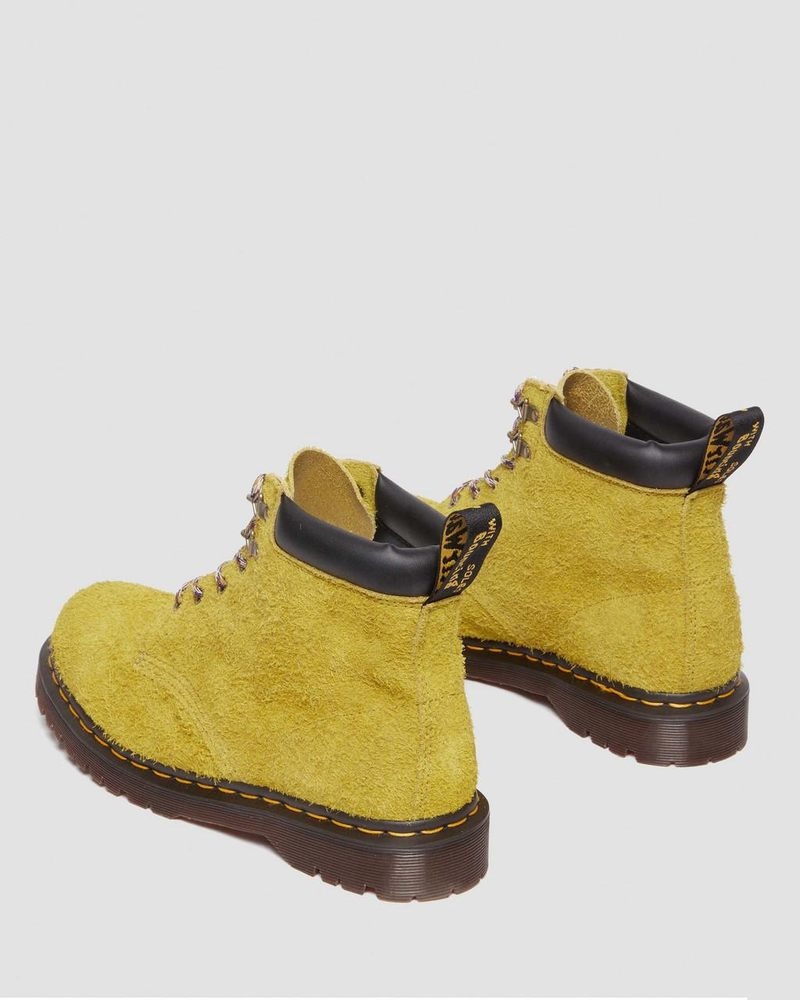 Botas Dr Martens 939 Ben Gamuza Acolchado Collar Encaje Up Boots (Long Napped Gamuza) Verde | IX95-K7UO