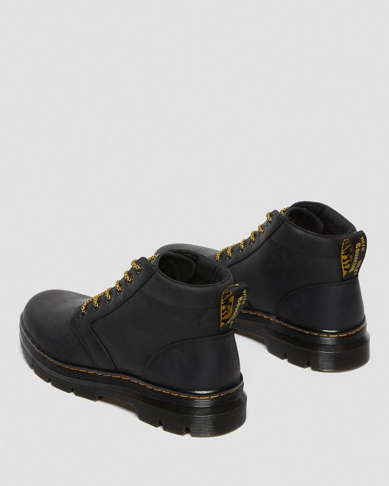 Botas Dr Martens Bonny Cuero Casuales Boots (Wyoming) Negras | UR16-B6XC