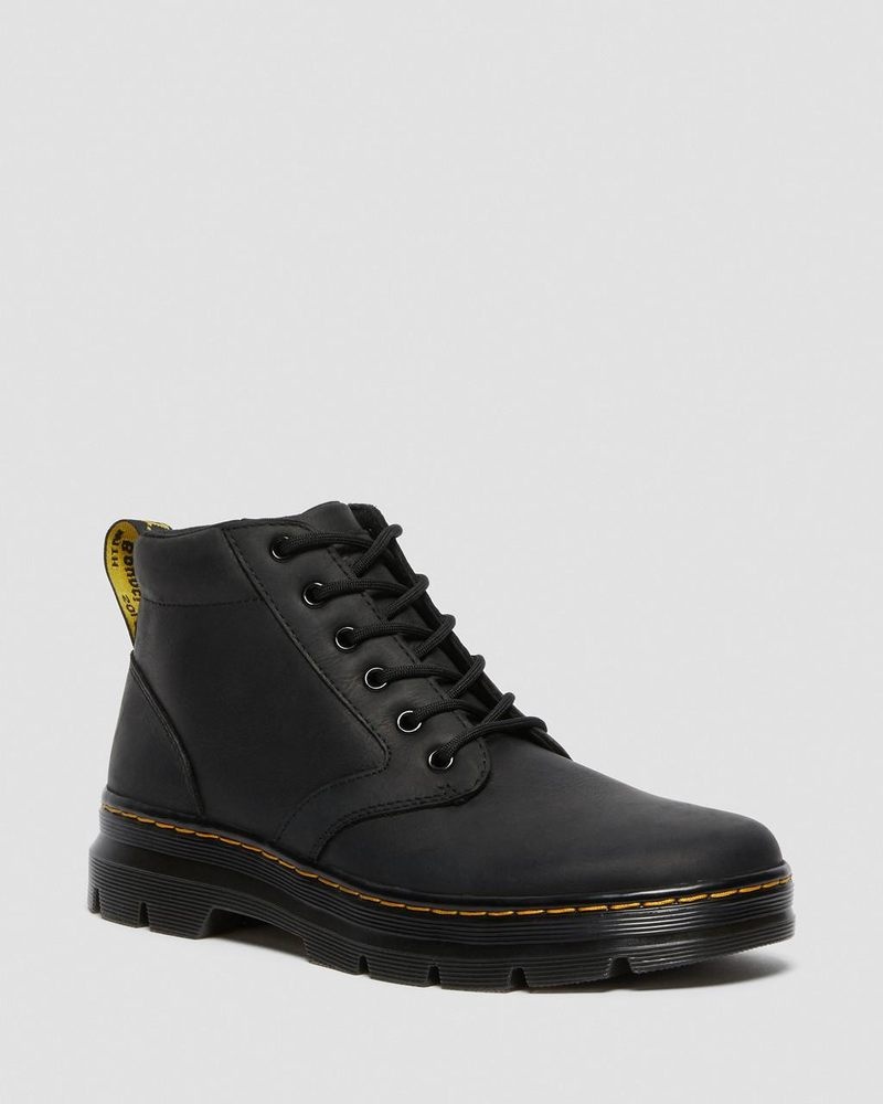 Botas Dr Martens Bonny Cuero Casuales Boots (Wyoming) Negras | UR16-B6XC