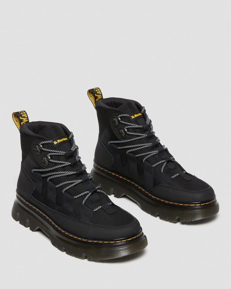 Botas Dr Martens Boury Cuero Casuales Boots (Ajax+Extra Tough 50/50) Negras | FV08-Q9TH