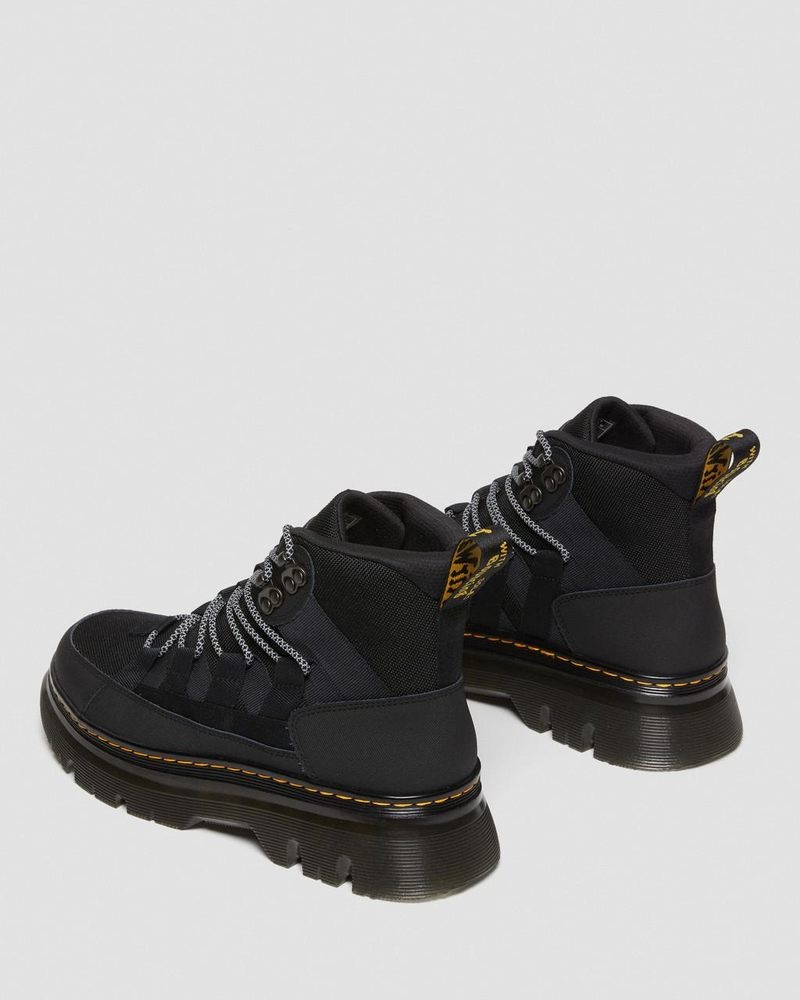 Botas Dr Martens Boury Cuero Casuales Boots (Ajax+Extra Tough 50/50) Negras | FV08-Q9TH