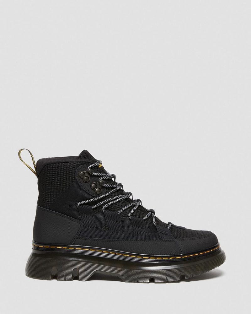 Botas Dr Martens Boury Cuero Casuales Boots (Ajax+Extra Tough 50/50) Negras | FV08-Q9TH