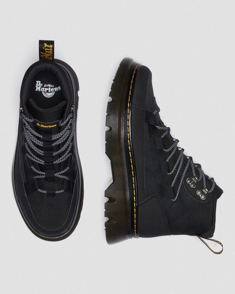 Botas Dr Martens Boury Cuero Casuales Boots (Ajax+Extra Tough 50/50) Negras | FV08-Q9TH