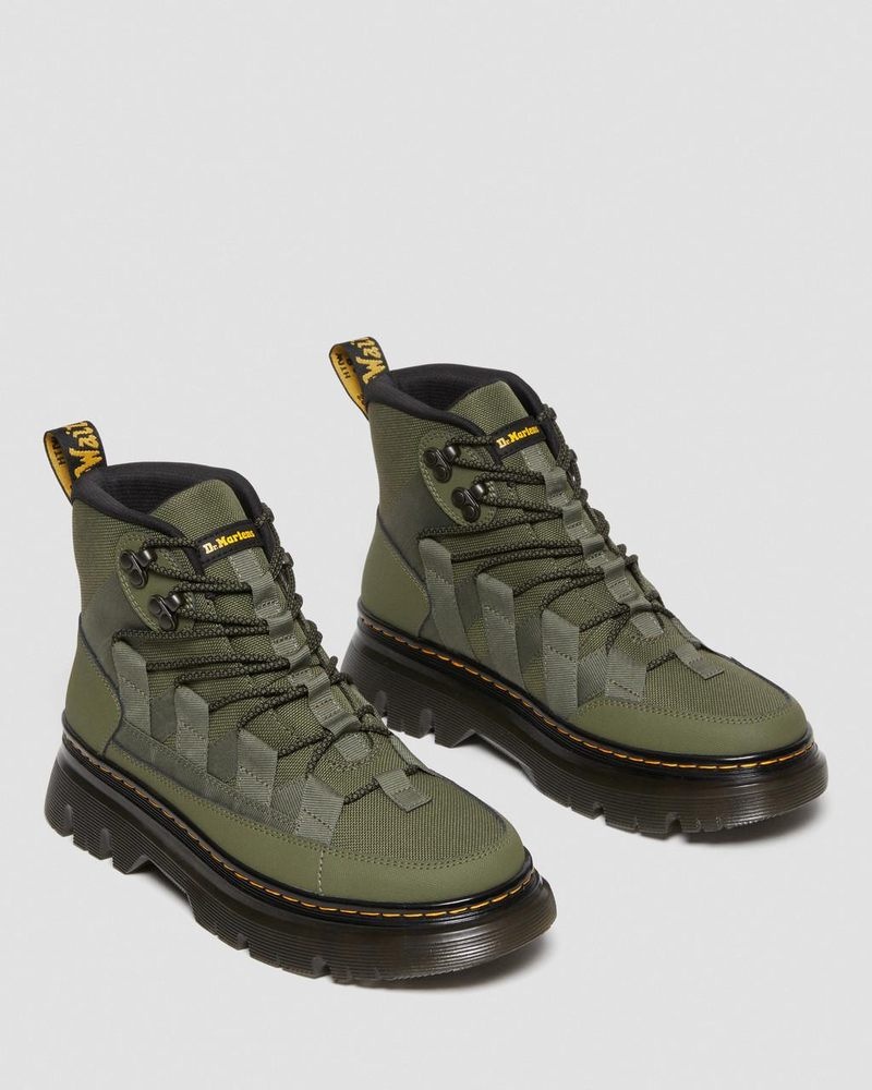 Botas Dr Martens Boury Cuero Casuales Boots (Ajax+Extra Tough 50/50) Kaki Verde | VP55-L1KU