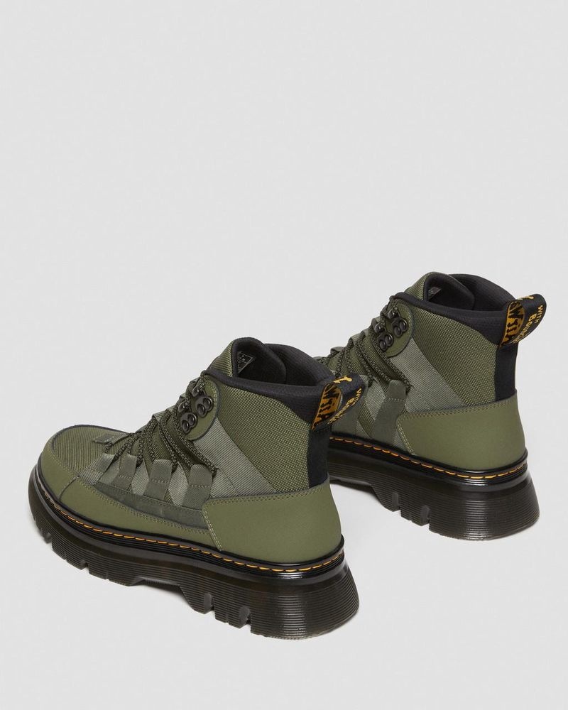 Botas Dr Martens Boury Cuero Casuales Boots (Ajax+Extra Tough 50/50) Kaki Verde | VP55-L1KU