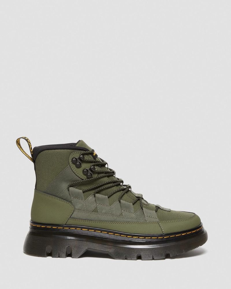 Botas Dr Martens Boury Cuero Casuales Boots (Ajax+Extra Tough 50/50) Kaki Verde | VP55-L1KU