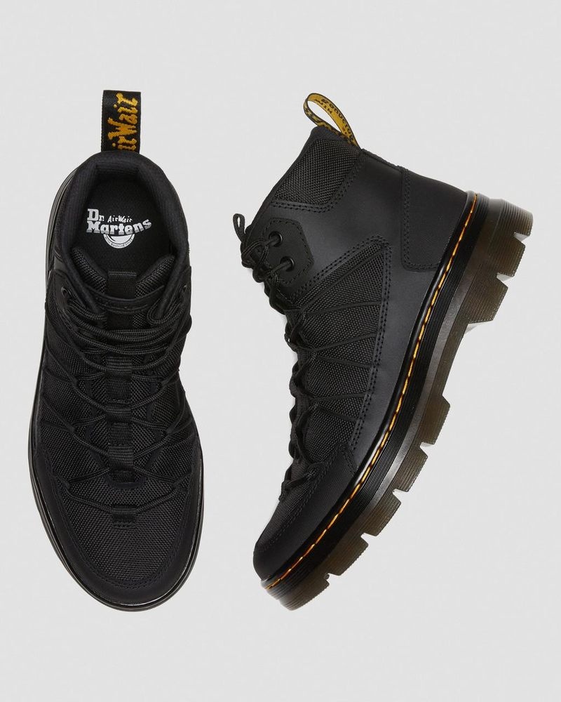 Botas Dr Martens Buwick Extra Tough Encaje Up Utility Boots (Ajax+Extra Tough 50/50) Negras | EV62-U7FN