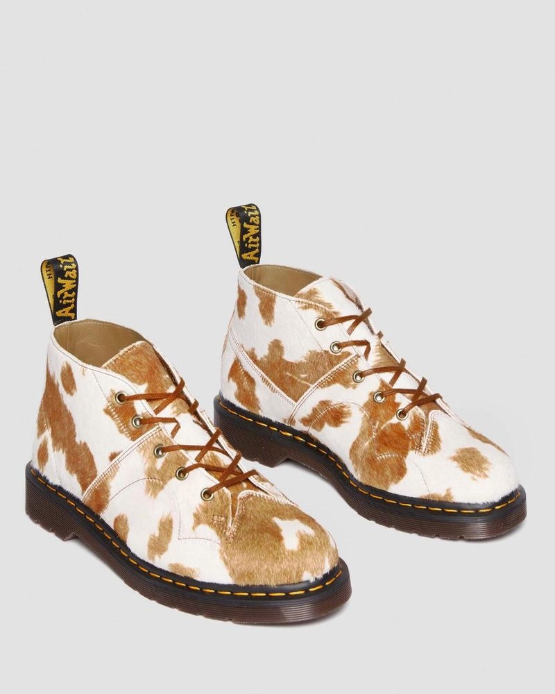 Botas Dr Martens Church Hair-On Cow Print Monkey Boots (Hair On) Jersey Cow Print | WN06-M9TZ