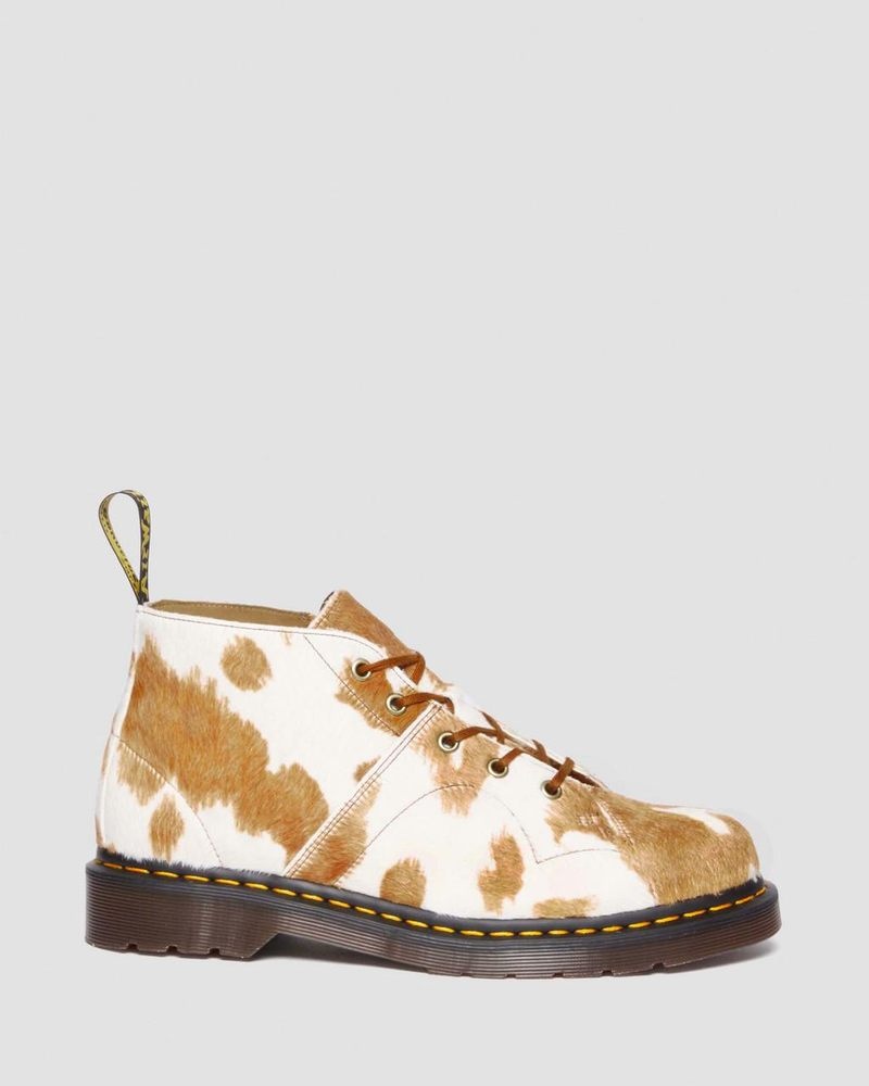 Botas Dr Martens Church Hair-On Cow Print Monkey Boots (Hair On) Jersey Cow Print | WN06-M9TZ