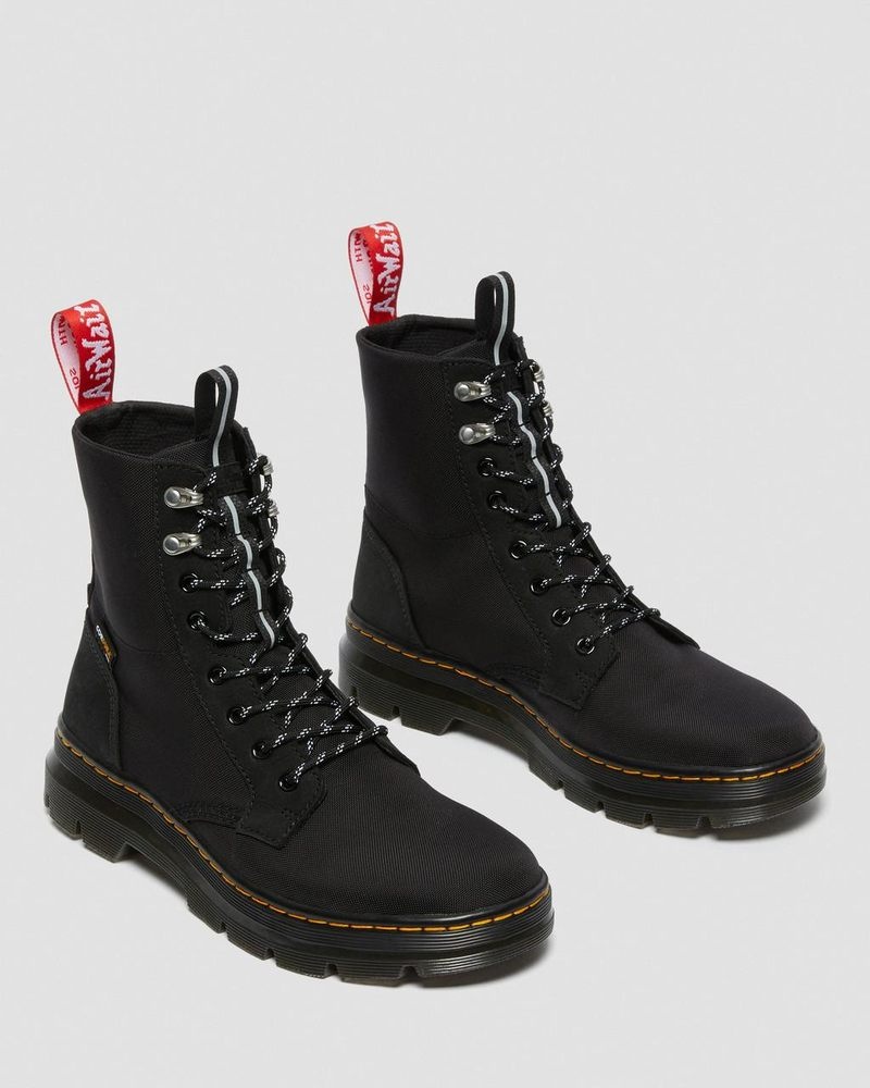 Botas Dr Martens Combs II Herschel Casuales Boots (Slippery Wp+Cordura Ballistic Nylon) Negras | NS97-F4OJ