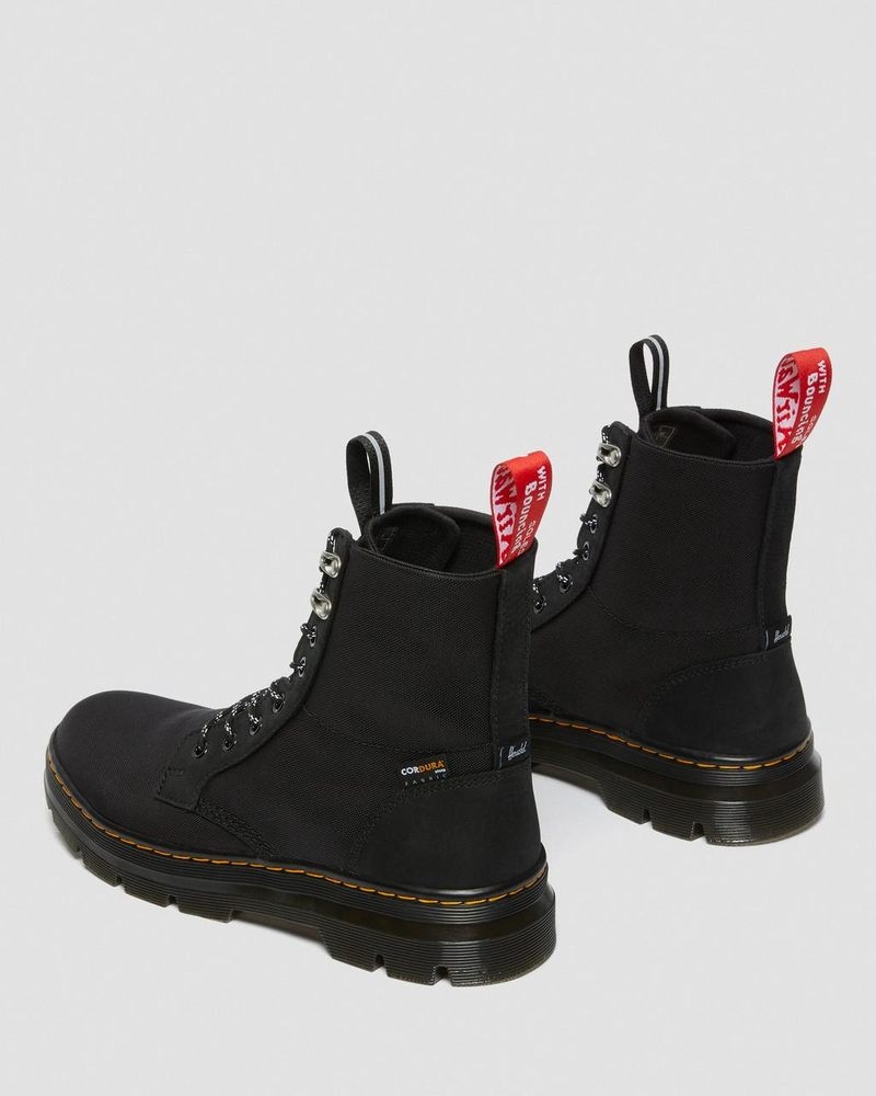 Botas Dr Martens Combs II Herschel Casuales Boots (Slippery Wp+Cordura Ballistic Nylon) Negras | NS97-F4OJ