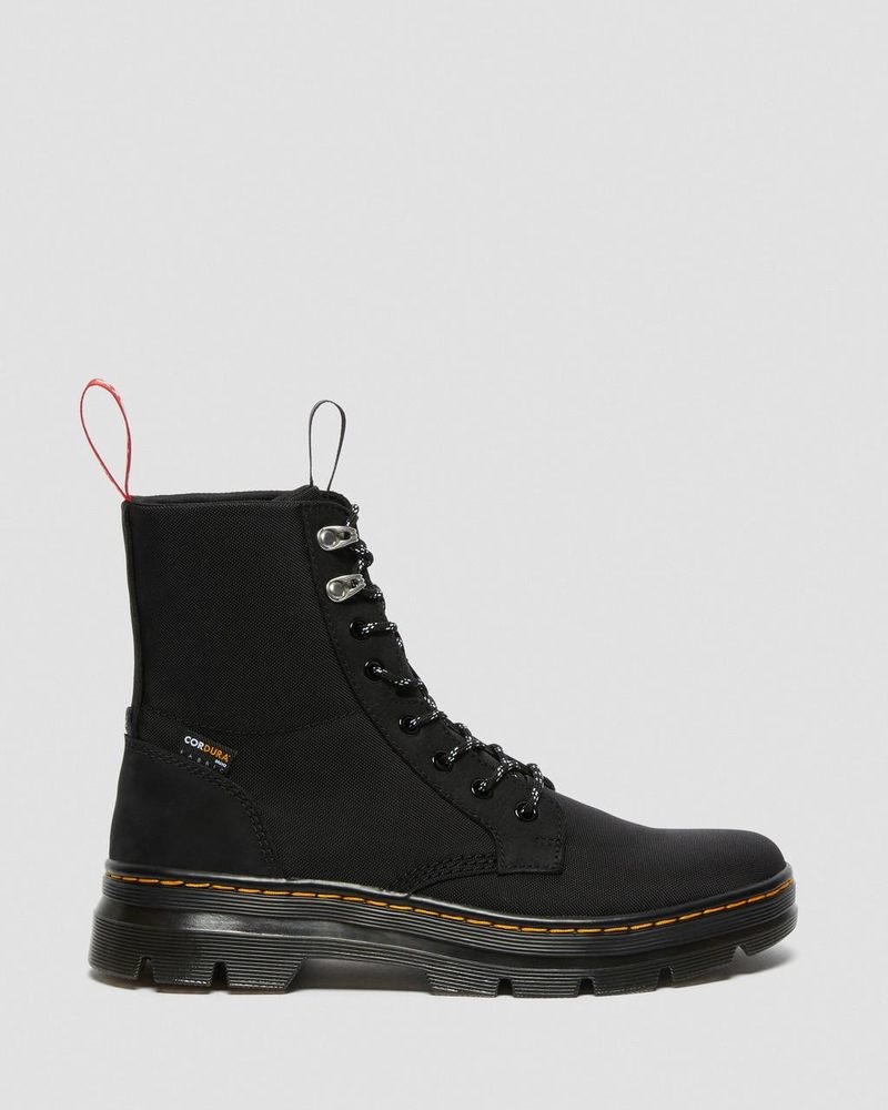 Botas Dr Martens Combs II Herschel Casuales Boots (Slippery Wp+Cordura Ballistic Nylon) Negras | NS97-F4OJ