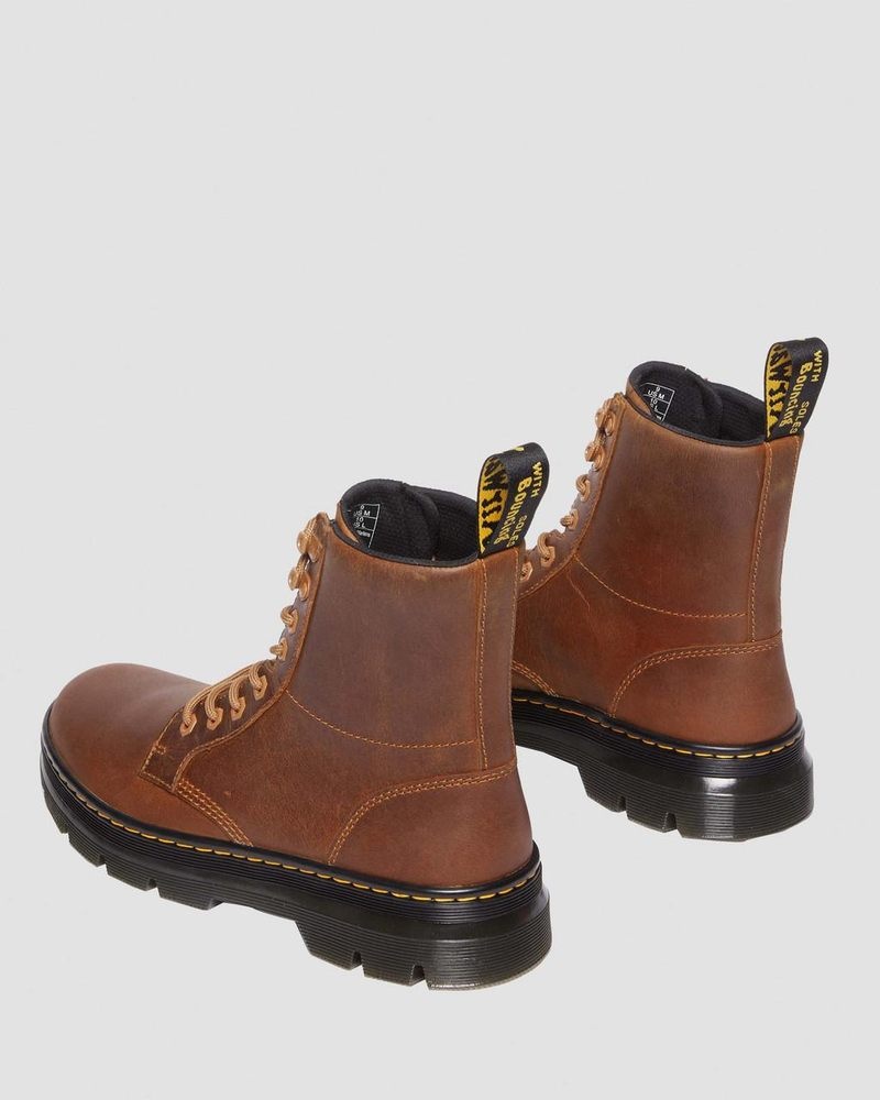 Botas Dr Martens Combs Pull Up Cuero Casuales Boots (Archive Pull Up) Warm Tan | CR42-I3KG