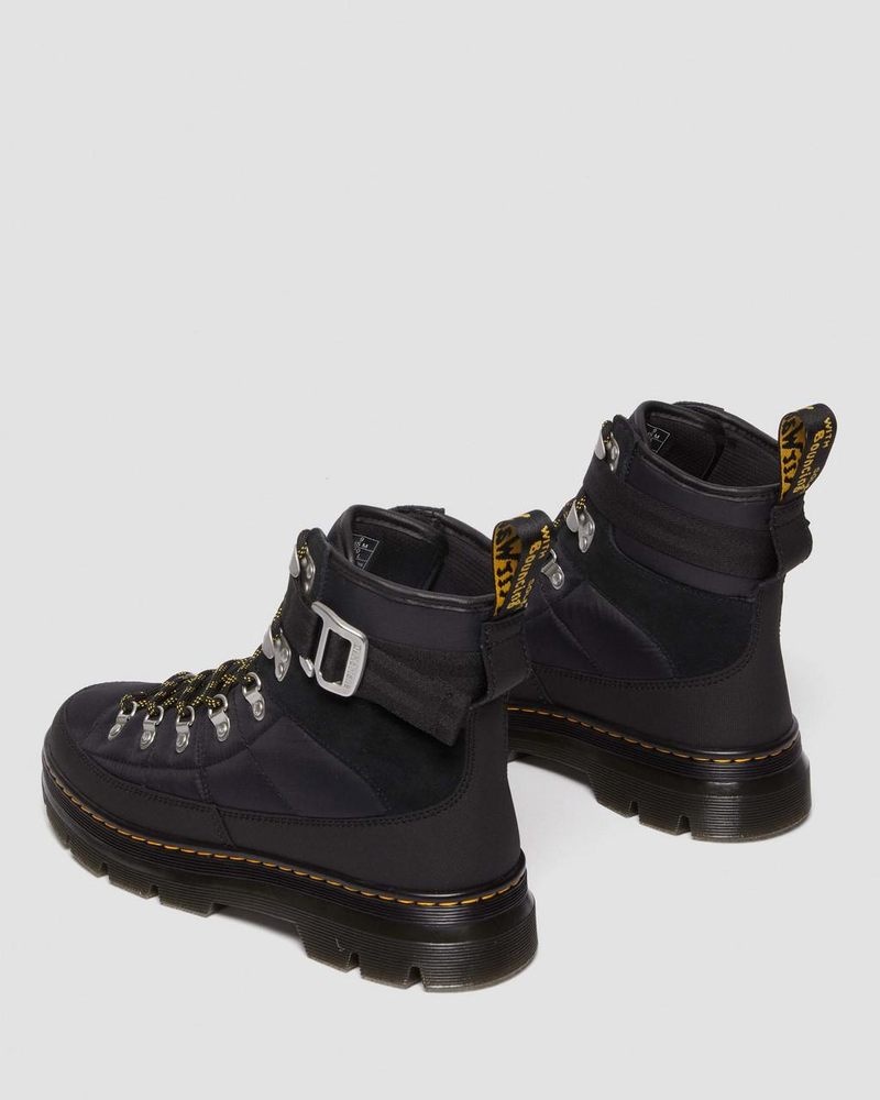 Botas Dr Martens Combs Tech Acolchado Casuales Boots Negras | NM73-D2DS