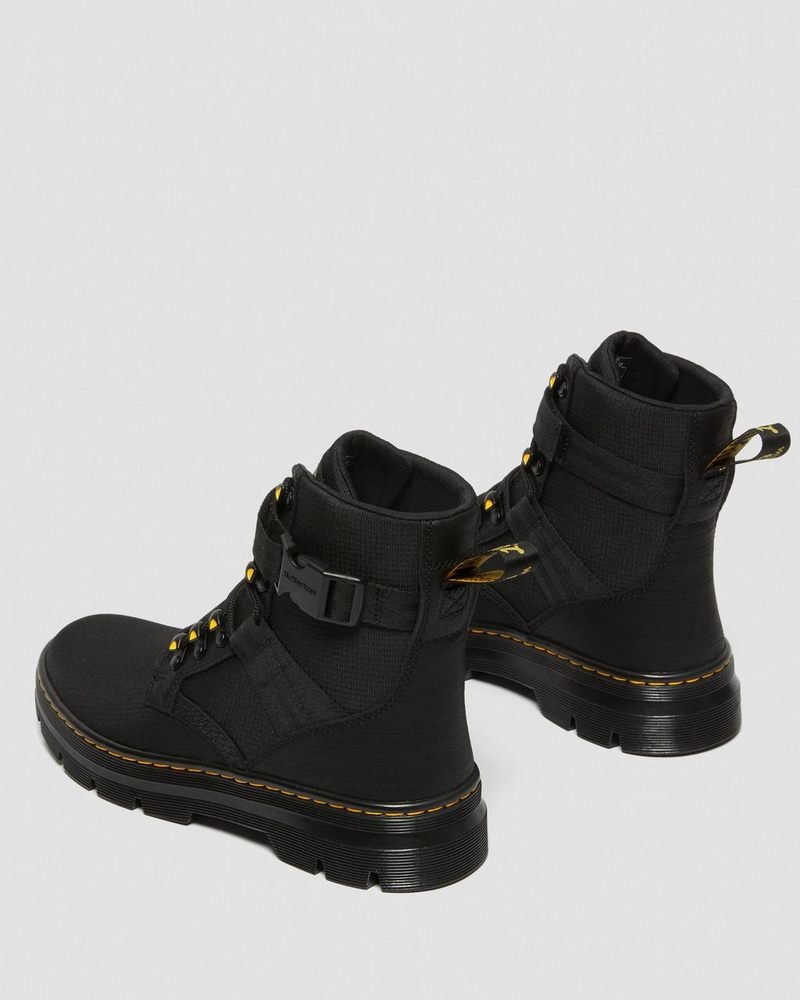 Botas Dr Martens Combs Tech II Poly Casuales Boots (Accord+Poly Ripstop) Negras | GK20-B0QL