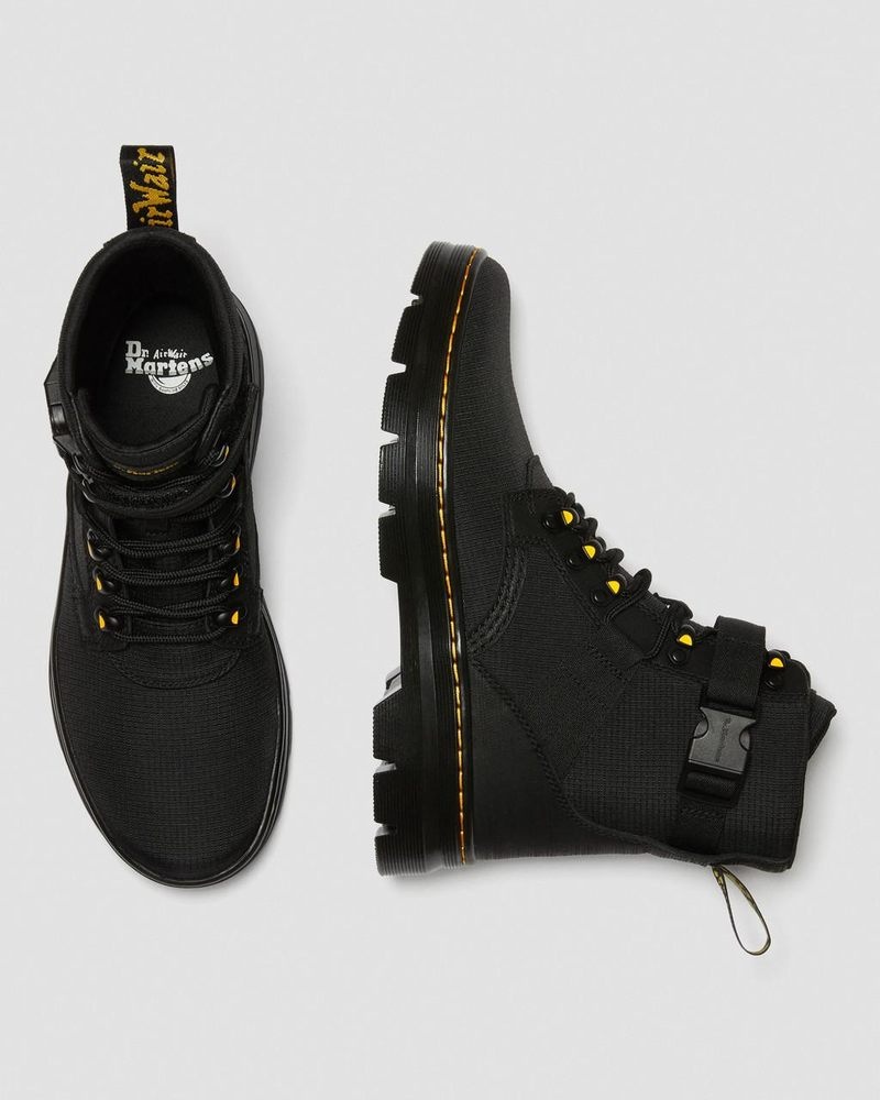 Botas Dr Martens Combs Tech II Poly Casuales Boots (Accord+Poly Ripstop) Negras | GK20-B0QL