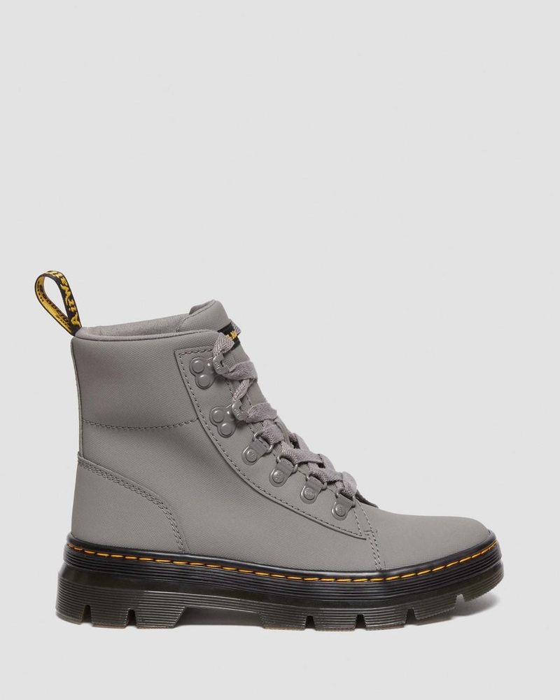 Botas Dr Martens Combs - Ajax Cuero Casuales Boots (Ajax) Gris | SI59-B2AW