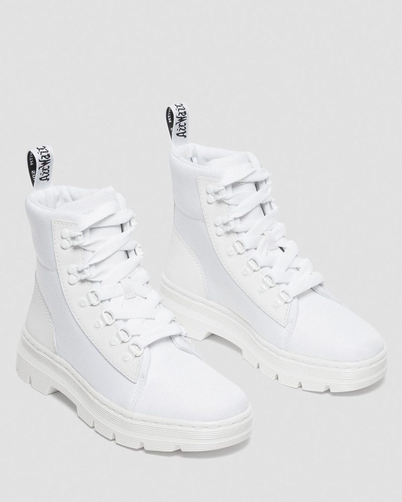 Botas Dr Martens Combs - Poly Casuales Boots (Ajax+Extra Tough Poly) Blancas | OX25-J6NW