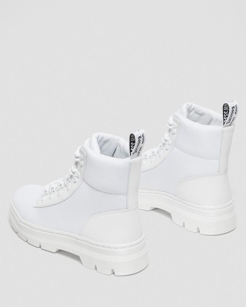 Botas Dr Martens Combs - Poly Casuales Boots (Ajax+Extra Tough Poly) Blancas | OX25-J6NW