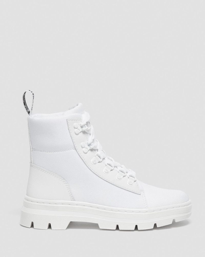 Botas Dr Martens Combs - Poly Casuales Boots (Ajax+Extra Tough Poly) Blancas | OX25-J6NW