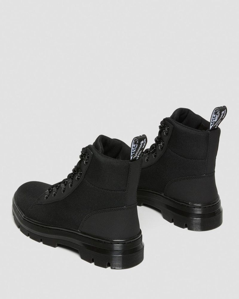 Botas Dr Martens Combs - Poly Casuales Boots (Ajax+Extra Tough Poly) Negras | GQ45-E7SN