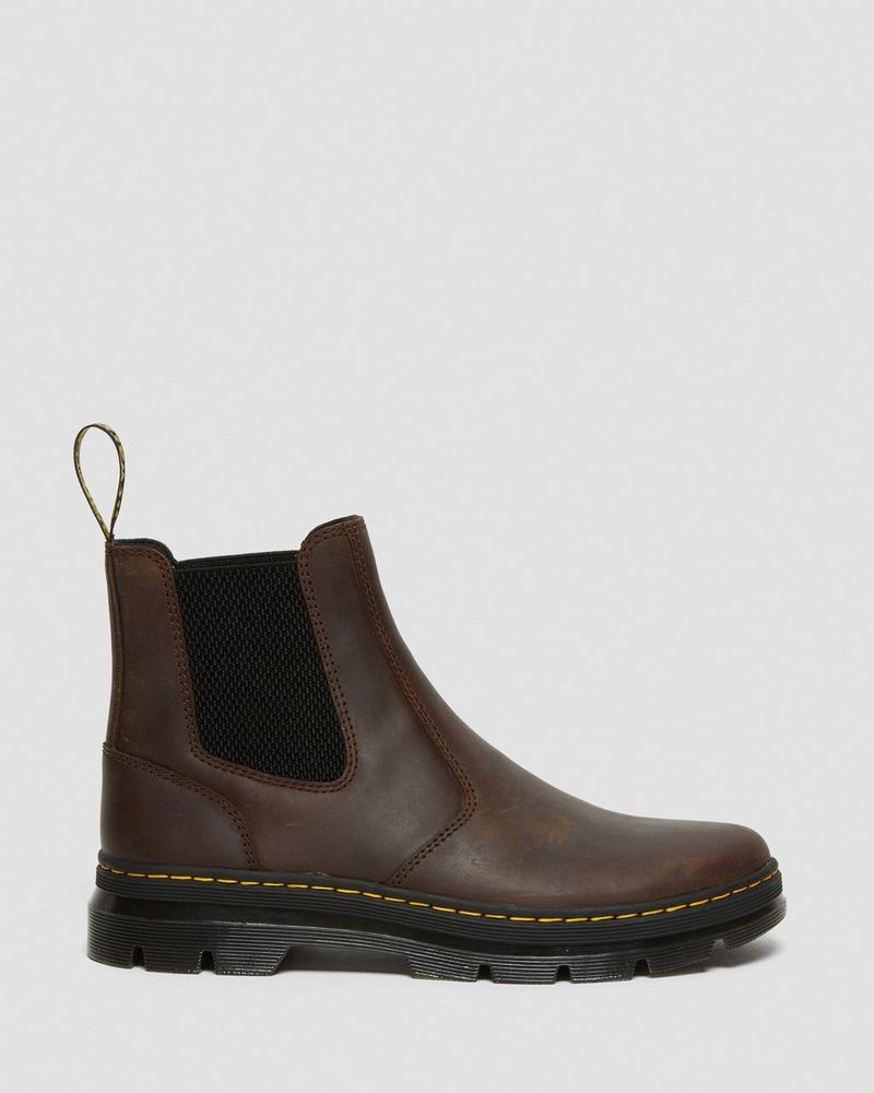 Botas Dr Martens Embury Crazy Horse Cuero Casuales Boots (Crazy Horse) Marrones | FN15-W7MG