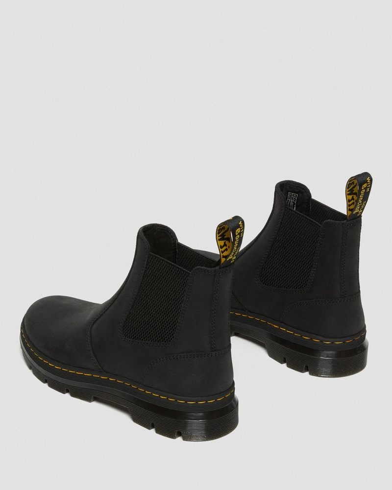 Botas Dr Martens Embury Cuero Casuales Chelsea Boots (Wyoming) Negras | DC46-T3PV