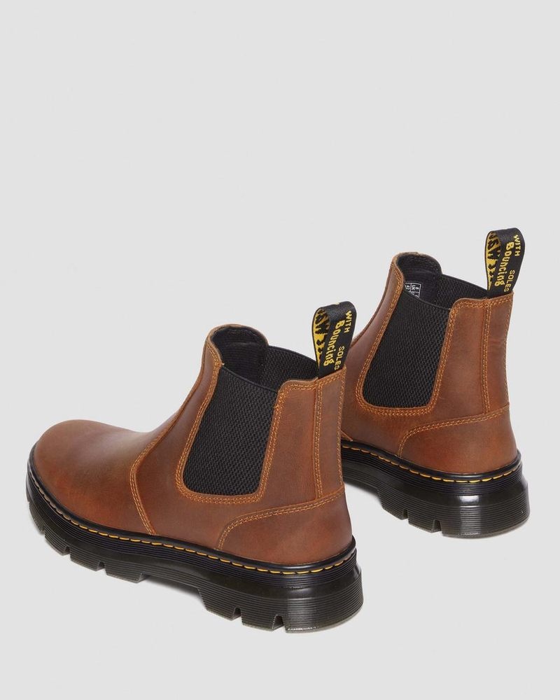 Botas Dr Martens Embury Pull Up Cuero Chelsea Boots (Archive Pull Up) Warm Tan | TN05-L1FA