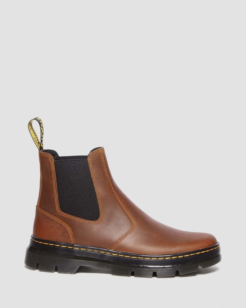 Botas Dr Martens Embury Pull Up Cuero Chelsea Boots (Archive Pull Up) Warm Tan | TN05-L1FA