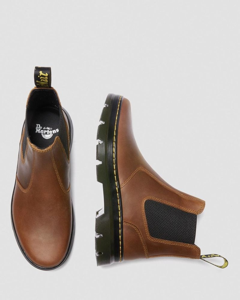 Botas Dr Martens Embury Pull Up Cuero Chelsea Boots (Archive Pull Up) Warm Tan | TN05-L1FA