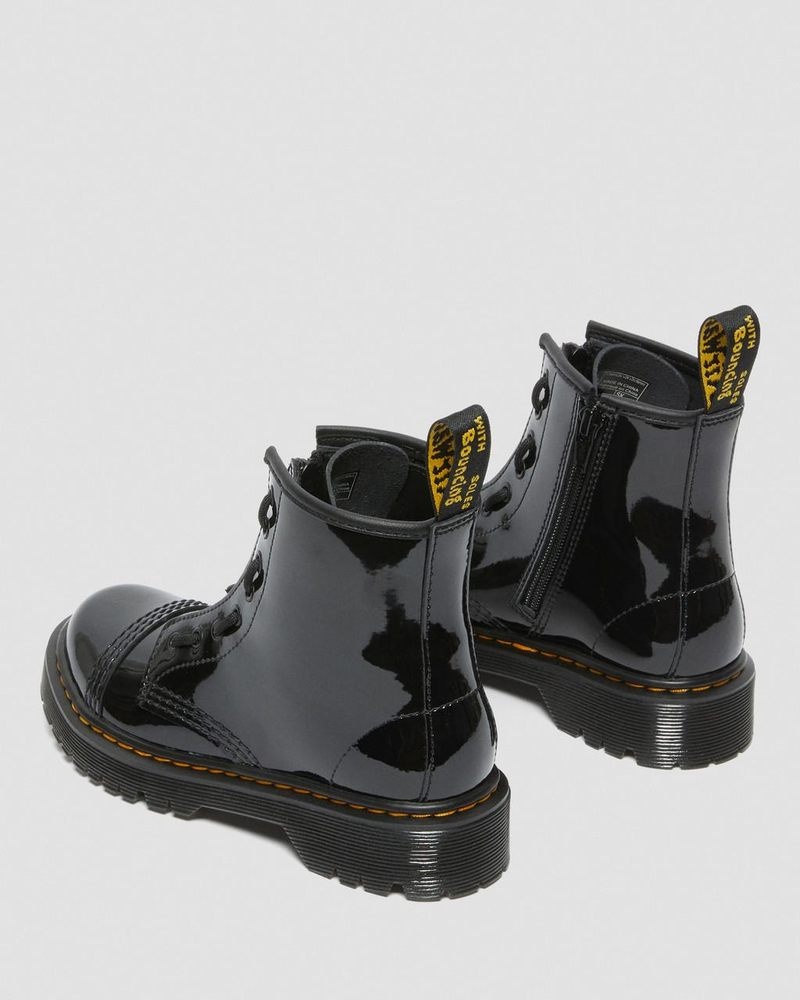 Botas Dr Martens Junior Sinclair Bex Charol Cuero Boots (Charol Cuero) Negras | VV40-M6MS